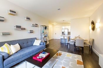 Open concept living and dining